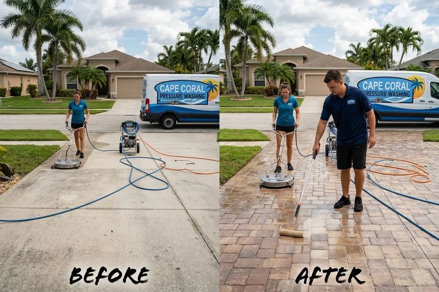 Before/after unsealed vs sealed