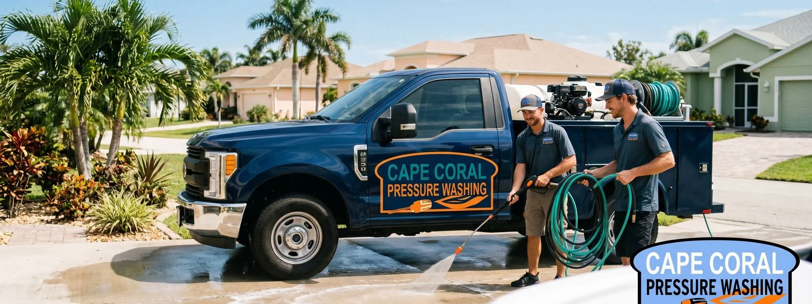 Cape Coral Pressure Washing team