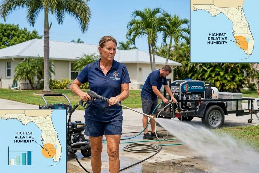 Florida humidity zone map