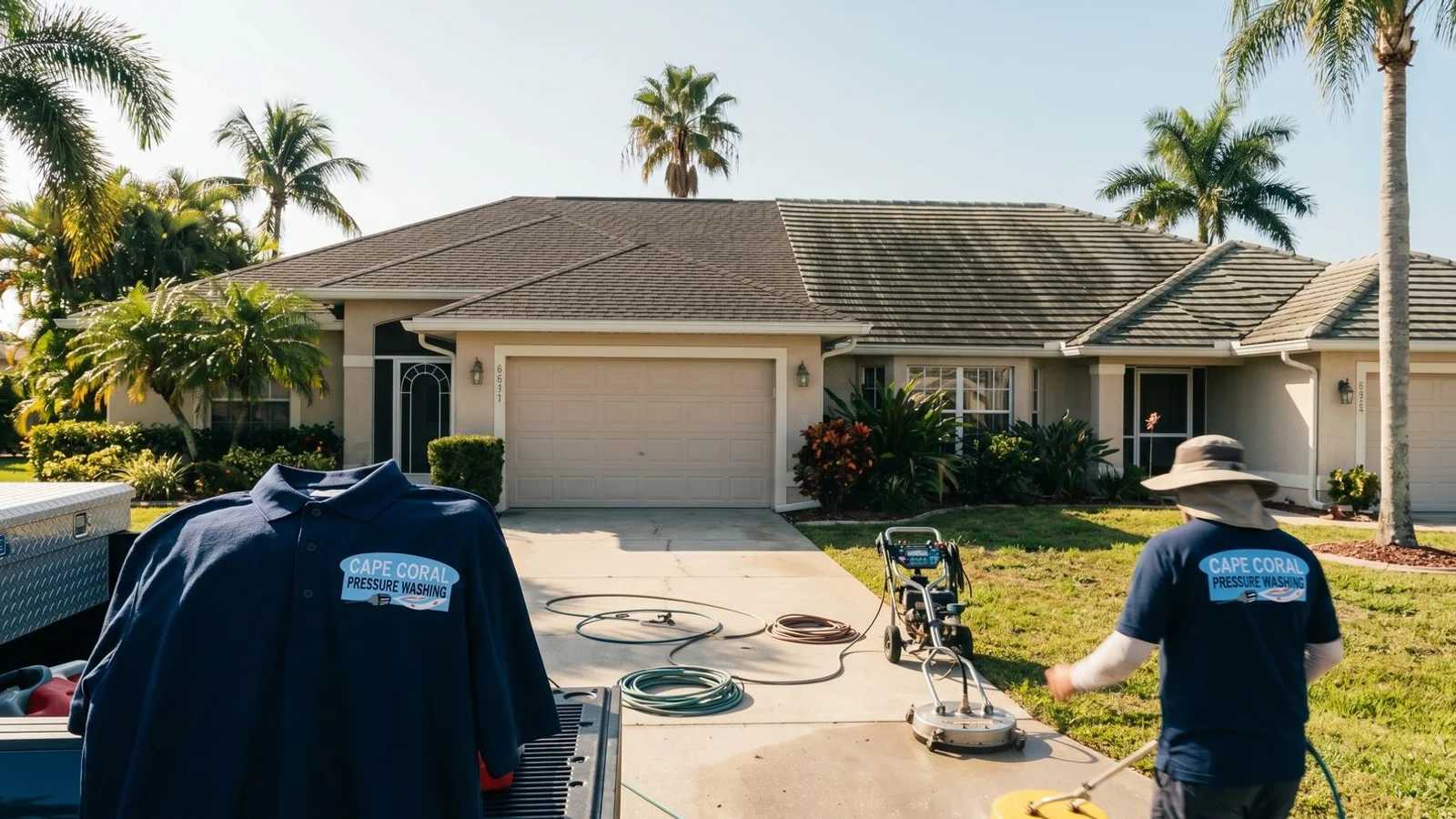 Clean roof vs storm-damaged roof needing replacement